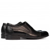 Chaussures élégantes pour hommes 765 vernis noir combiné