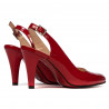 Sandales femme 1236 vernis rouge