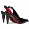Sandales femme 1236 vernis noir
