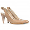 Sandales femme 1236 vernis ivoire