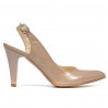 Sandales femme 1236 vernis beige nacré