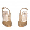 Sandales femme 1236 verni beige