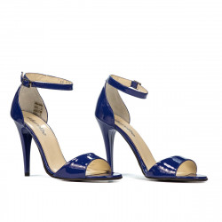 Sandales femme 1238 vernis bleu