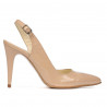 Sandales femme 1249 vernis ivoire