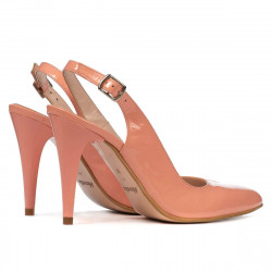 Sandales femme 1249 vernis rose