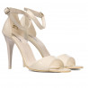 Sandales femme 1238 vernis blanc