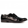 Chaussures élégantes homme 763 vernis noir combiné