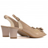 Sandales femme 1251 vernis beige nacré