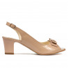 Sandales femme 1251 vernis ivoire