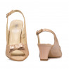 Sandales femme 1251 vernis ivoire