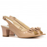 Sandales femme 1251 vernis ivoire