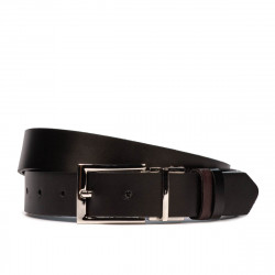 Ceinture femme 22m bordeaux+noir