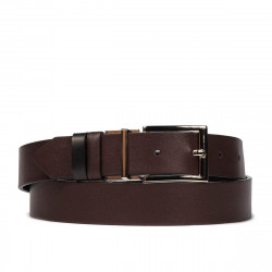 Ceinture femme 22m bordeaux+noir