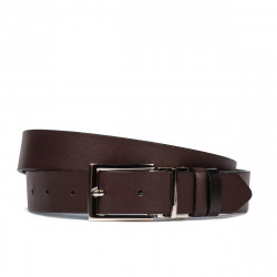 Ceinture femme 22m bordeaux+noir
