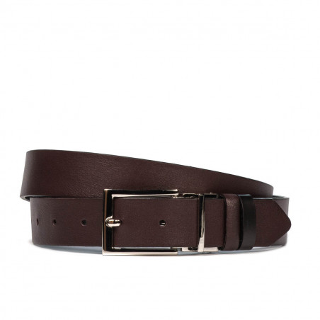 Ceinture femme 22m bordeaux+noir