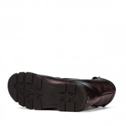 Bottines enfants 3020 violet nacré