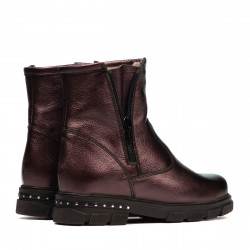 Bottines enfants 3020 violet nacré
