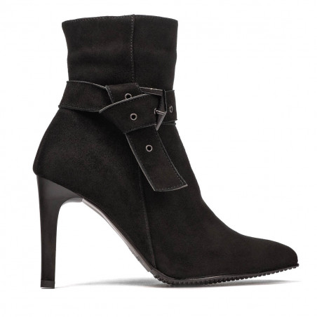 Bottines femme 1182 noir antilope