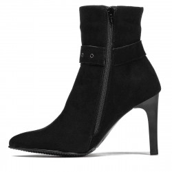 Bottines femme 1182 noir antilope