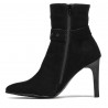 Bottines femme 1182 noir antilope