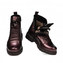 Bottes femme 3355 violet nacré