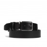 Ceinture homme 35b noir+noir mat