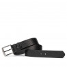 Ceinture homme 01b noir pressé