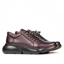 Chaussures décontractées femme 6032 violet nacré