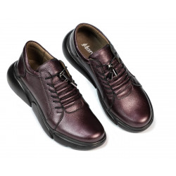 Chaussures décontractées femme 6032 violet nacré