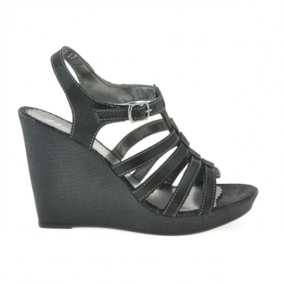 Sandales femme 575 noir satiné Sandales femme 575 noir satiné