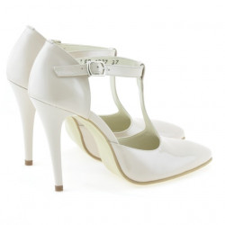 Sandales femme 1237 laqué ivoire