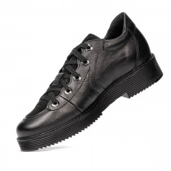 Chaussures décontractées femme 6026 noir combiné