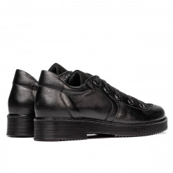 Chaussures décontractées femme 6026 noir combiné