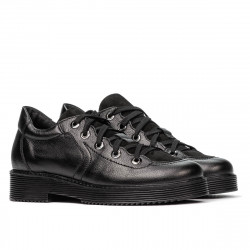 Chaussures décontractées femme 6026 noir combiné