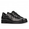 Chaussures décontractées femme 6026 noir combiné