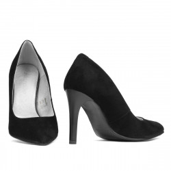 Chaussures élégantes femme 1276 noir antilope
