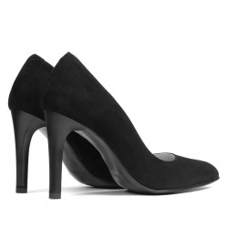 Chaussures élégantes femme 1276 noir antilope