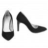 Chaussures élégantes femme 1276 noir antilope