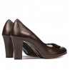 Chaussures élégantes femme 1245 café