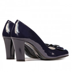 Chaussures élégantes femme 1245 vernis indigo