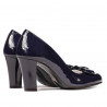 Chaussures élégantes femme 1245 vernis indigo