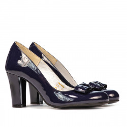 Chaussures élégantes femme 1245 vernis indigo