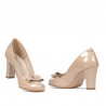 Chaussures élégantes femme 1245 vernis ivoire