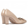 Chaussures élégantes femme 1245 vernis ivoire