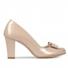 Chaussures élégantes femme 1245 vernis ivoire