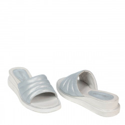 Sandales femme 5074 bleu nacré