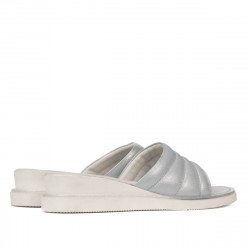 Sandales femme 5074 bleu nacré