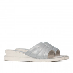 Sandales femme 5074 bleu nacré