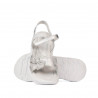 Sandales enfants 538 blanc nacré (argent)
