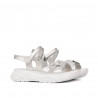 Sandales enfants 538 blanc nacré (argent)
